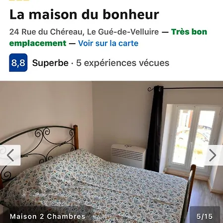 Holiday home La Maison Du Bonheur *