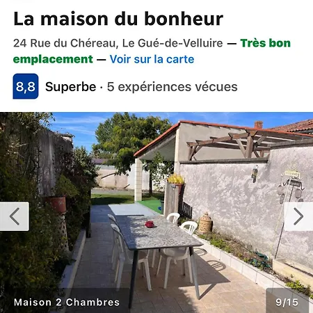 La Maison Du Bonheur Le Gue-de-Velluire