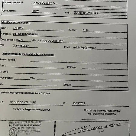 La Maison Du Bonheur * Le Gue-de-Velluire